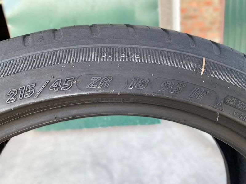 215/45R18 Michelin Pilot Sport 3 d0302olx фото